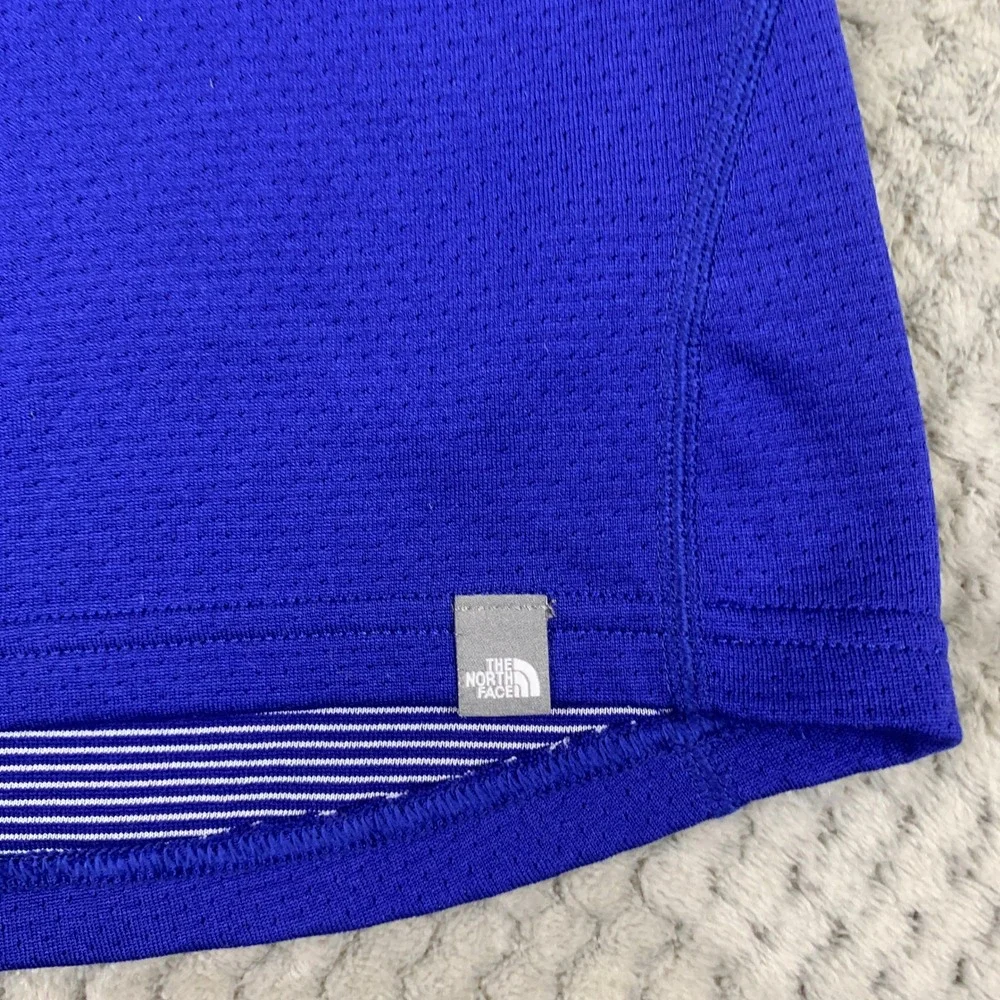 The North Face Mens XL‎ FlashDry Quarter Zip Pullover Royal Blue Performance Top